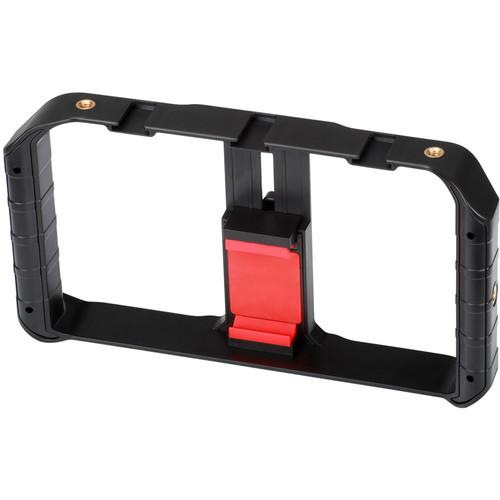 DigitalFoto Solution Limited Smartphone Video Rig W 3 Shoe Mounts Filmmaking Case Handheld Phone Video Stabilizer Grip Tripod Mou