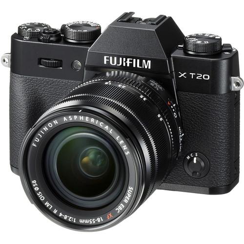 FUJIFILM X-T20 Mirrorless Digital Camera with 18-55mm Lens