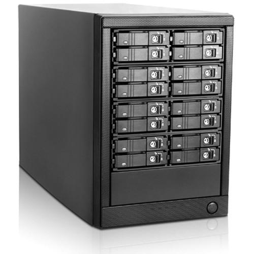 iStarUSA Kit of S-5B-HLS-JB JBOD Tower, Hot-Swap Rack, Dual miniSAS Device Adapter & Internal miniSAS Cable