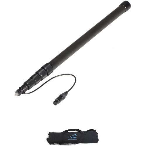 K-Tek KEG-100CC Avalon Series Graphite Boompole with Coiled Cable and Bag Kit