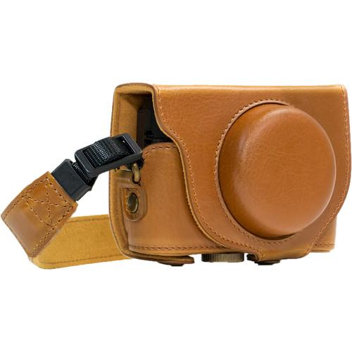 MegaGear Ever Ready PU Leather Camera Case and Strap for Sony Cyber-shot DSC-WX500