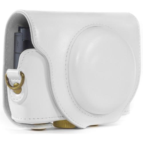 MegaGear Ever Ready PU Leather Camera Case and Strap for Sony Cyber-shot DSC-WX500