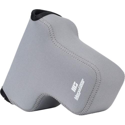 MegaGear Ultra-Light Neoprene Camera Case with Carabiner for Lumix DC-GH5 14-140mm