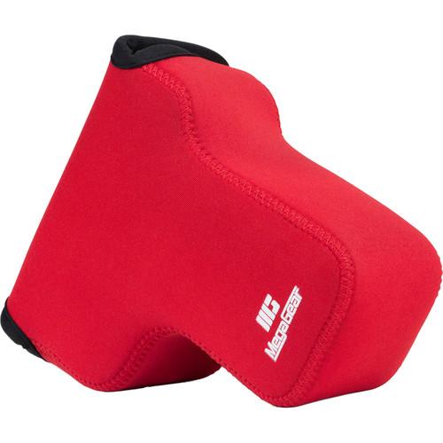 MegaGear Ultra-Light Neoprene Camera Case with Carabiner for Lumix DC-GH5 14-140mm