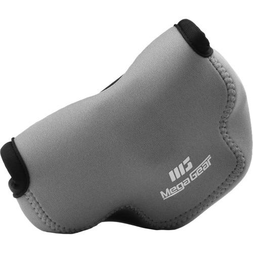 MegaGear Ultra-Light Neoprene Camera Case with Carabiner for Olympus OM-D E-M10 Mark III with 14-42mm
