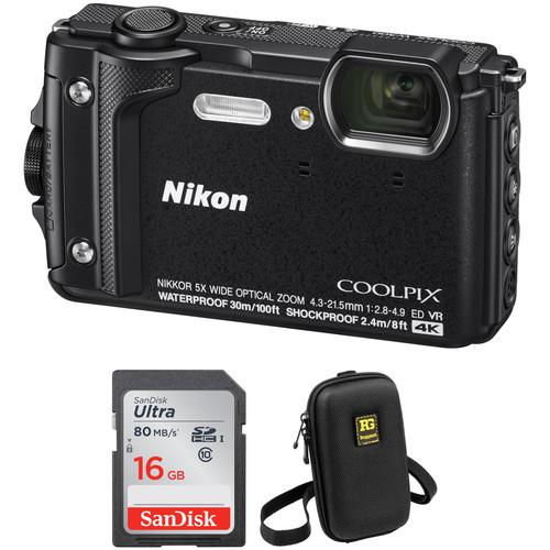Nikon COOLPIX W300 Digital Camera with Accessory Kit