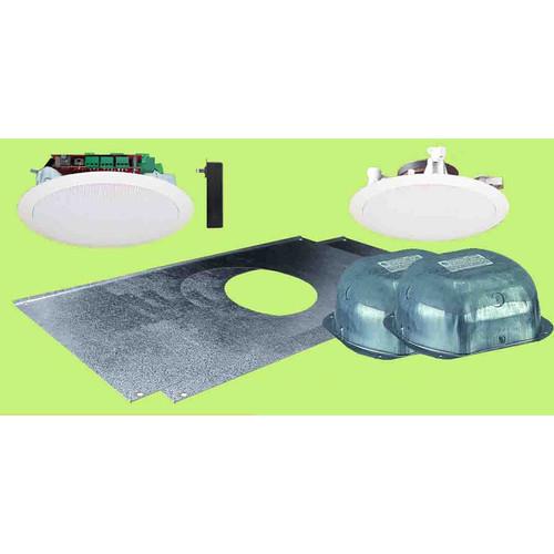 OWI Inc. Two-Source 6.5" Amplified Drop Ceiling Two-Speaker Combo with Bluetooth