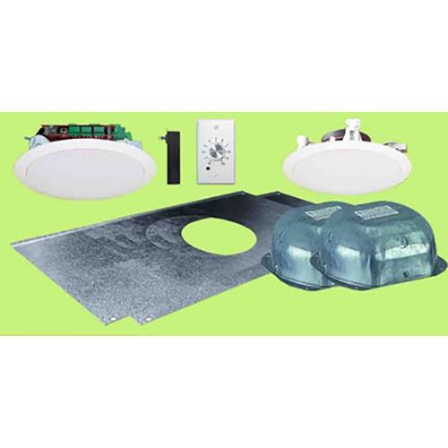 OWI Inc. Two-Source 6.5" Amplified Drop Ceiling Two-Speaker Combo with Bluetooth & Volume Control