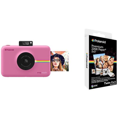 Polaroid Snap Touch Instant Digital Camera with ZINK Photo Paper Kit