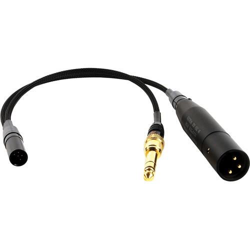 Remote Audio Breakout Cable TA5M to 3.5mm TRS Unimatch and TA5F for Remote Audio Electret Talkback Headset