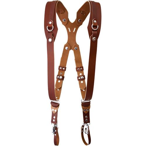 RL Handcrafts Clydesdale Pro Dual Leather Camera Harness