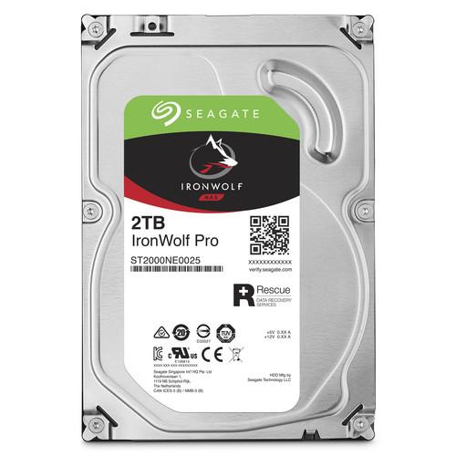 Seagate 2TB IronWolf Pro 7200 rpm SATA III 3.5" Internal NAS HDD