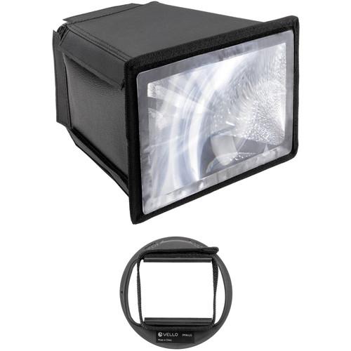 Vello Flash Multiplier-Diffuser Attachment with Large Adapter Kit