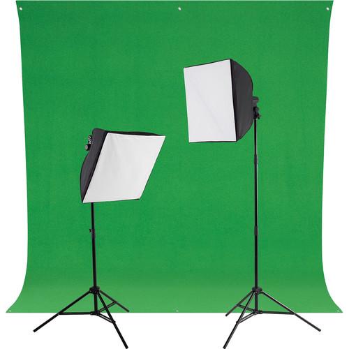 Westcott uLite LED Green Screen Photo Lighting Kit
