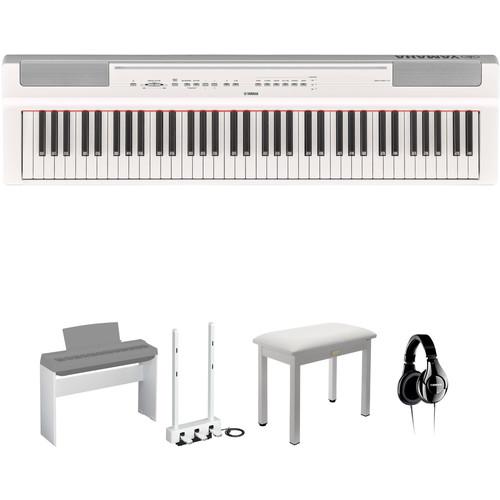 Yamaha P-121 73-Key Digital Piano Home Studio Deluxe Kit
