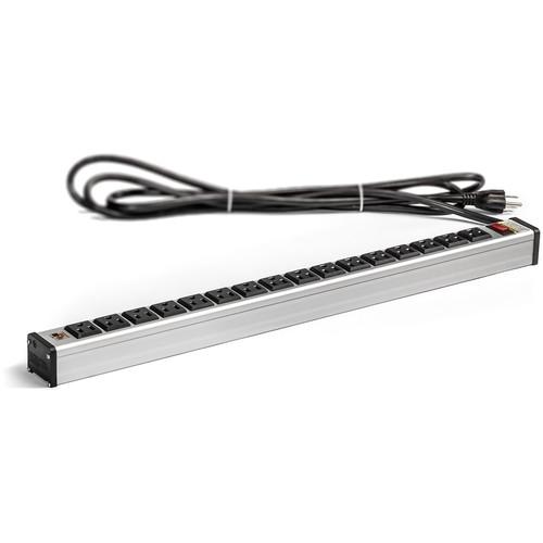 Aleratec 16-Outlet Industrial-Grade Power Strip