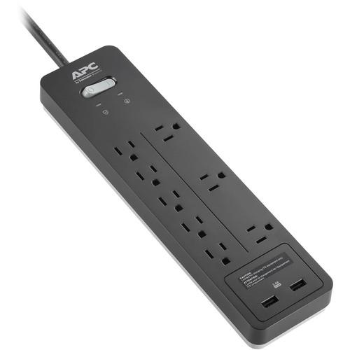 APC Home Office SurgeArrest 8-Outlet Surge Protector with USB Charging