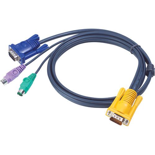 ATEN 2-5201P SPHD15 to VGA & PS 2 KVM Cable, ATEN, 2-5201P, SPHD15, to, VGA, &, PS, 2, KVM, Cable