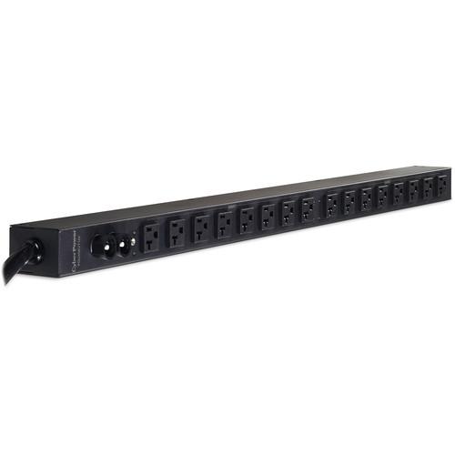 CyberPower PDU 24A 100-120 50 60Hz Nema L5-30P Plug 16 Nema 5-20R, 0U Rackmount, 10