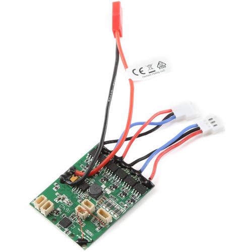 E-flite DSMX 4-Channel AS3X Receiver Board with Twin Brushless ESC for UMX A-10 BL BNF Basic