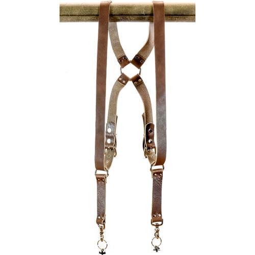Funk Plus Water Buffalo Leather Ring Back Harness with 1.25" Wide Straps