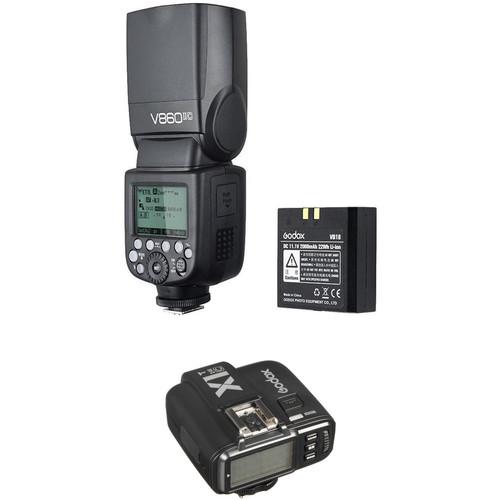 Godox VING V860IIC TTL Li-Ion Flash with X1T-C TTL Trigger Kit for Canon Cameras