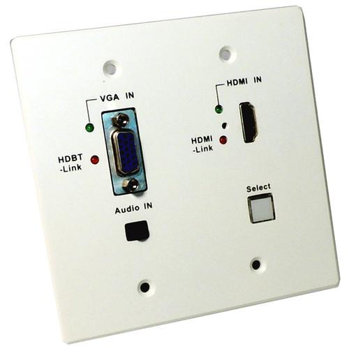 Link Bridge HDMI VGA Wall Plate Transmitter