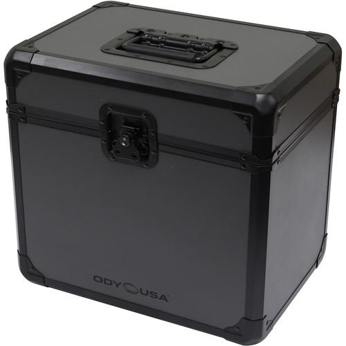 Odyssey Innovative Designs Black Krom on Gray Series Vinyl and LP Utility Carrying Case