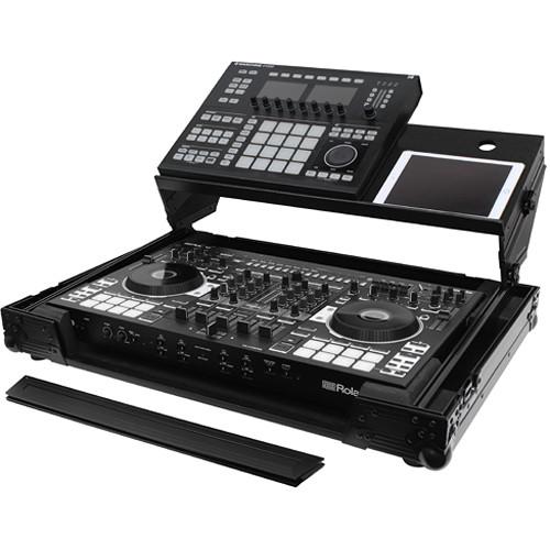 Odyssey Innovative Designs Black Label Producer Glide Style Case for Roland DJ-808 & Denon MC7000