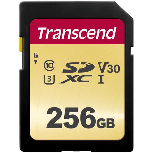 Transcend 256GB 500S UHS-I SDXC Memory Card