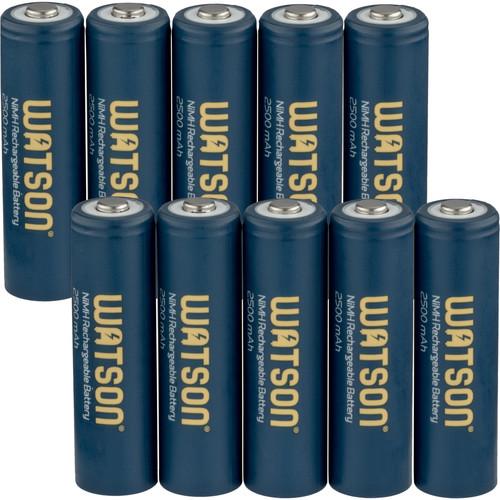 Watson AA NiMH Rechargeable Batteries