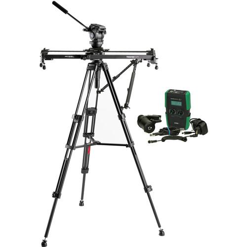 Acebil Travigo 1000 Basic Slider Kit with I-705DX Dual Tripod, HSTA-2 Dual Arm, SE1000 & HDN-DC Drive