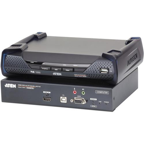 ATEN 4K HDMI Single Display KVM over IP Extender with PoE