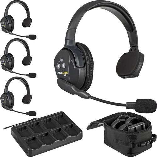 Eartec UL4SAU UltraLITE 4-Person Headset System
