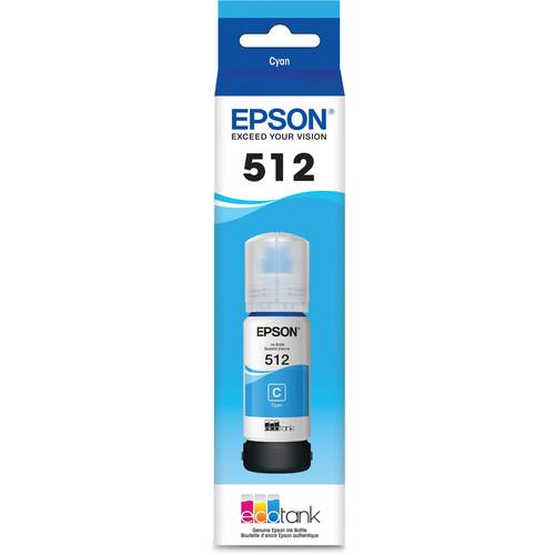 Epson T512 Cyan EcoTank Ink Bottle