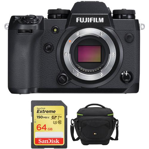 FUJIFILM X-H1 Mirrorless Digital Camera Body with Accessory Kit
