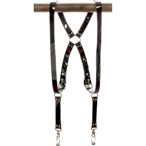 Funk Plus PVC Vinyl Ring Back Harness with 1.25" Wide Straps