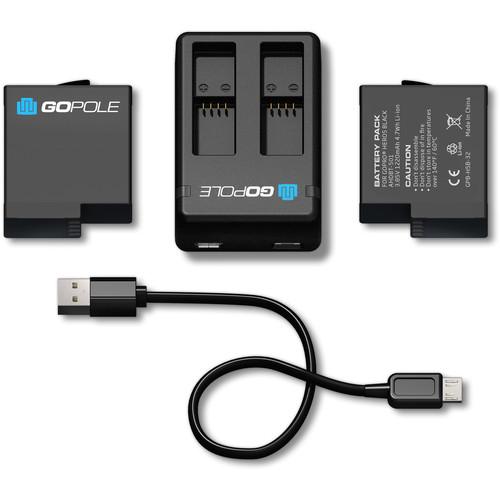 GoPole Dual Battery Kit for GoPro