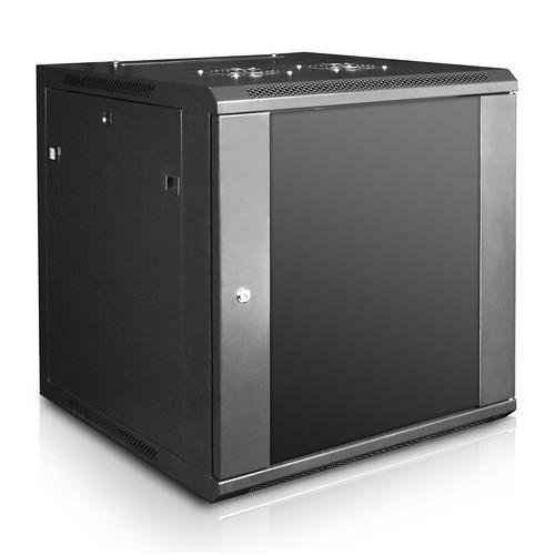 iStarUSA Claytek WM1260-KBR1U Wallmount Server Cabinet with 1 RU Sliding Drawer