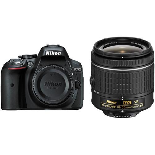 Nikon D5300 DSLR Camera with AF-P 18-55mm Lens Kit