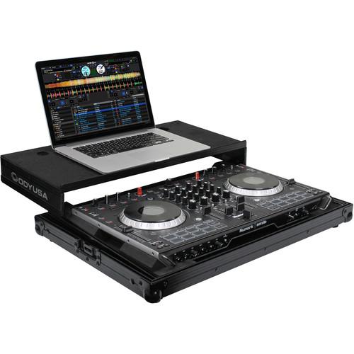 Odyssey Innovative Designs Black Label Low Profile Glide Style Case for Numark NS6II DJ Controller