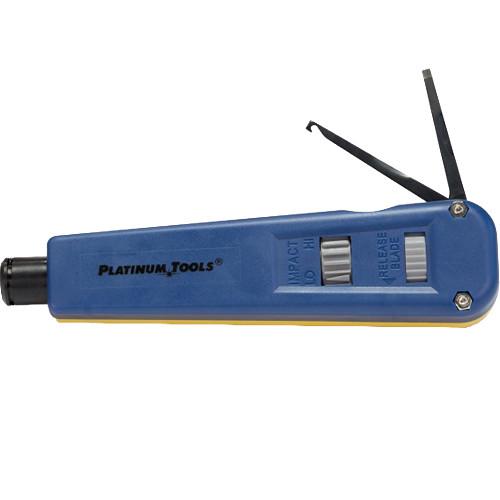 Platinum Tools 13307C PT Punchdown Tool with 110 & 66 NeverDull Blades