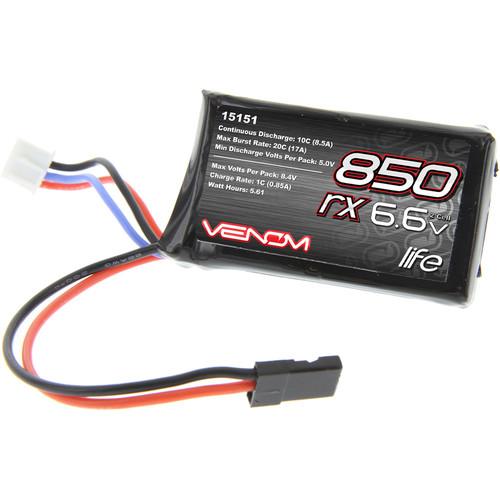 Venom Group Venom 10C 2S 850mAh 6.6V Life Tx Rx Transmitter And Receiver Battery