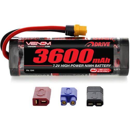Venom Group Venom 7.2V 3600mAh 6 Cell NiMH Battery With Universal Plug System