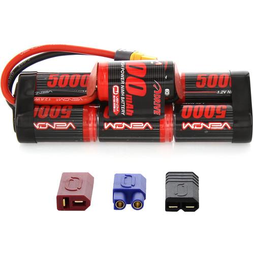 Venom Group Venom 8.4V 5000mAh 7 Cell Hump Pack NiMH Battery With Universal Plug System