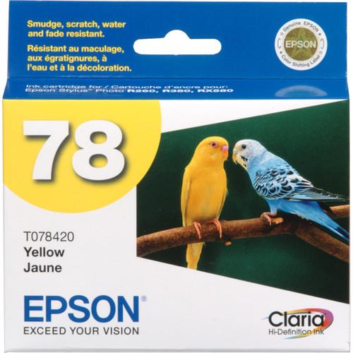 Epson 78 Claria Hi-Definition Yellow Ink Cartridge