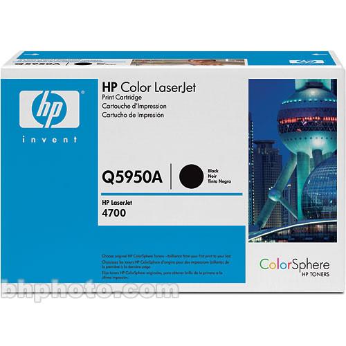 HP Color LaserJet Q5950A Black Print Cartridge for HP LaserJet 4700N Printer