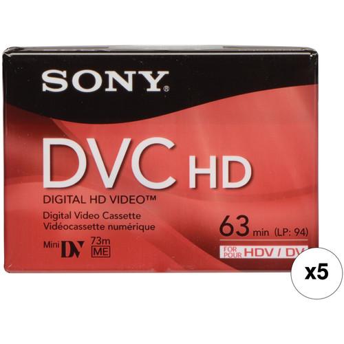 Sony DVM-63HD 63 Minute Mini DV HD Videocassette, Sony, DVM-63HD, 63, Minute, Mini, DV, HD, Videocassette