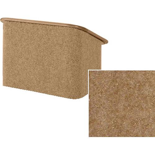 Sound-Craft Systems Spectrum Series CTL Carpeted Table Lectern - Butternut Walnut