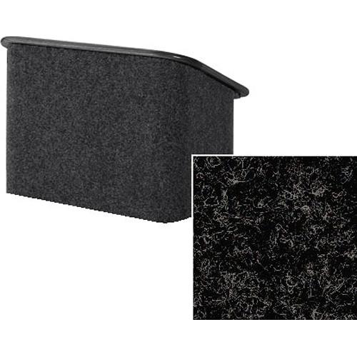 Sound-Craft Systems Spectrum Series CTL Carpeted Table Lectern - Charcoal Black